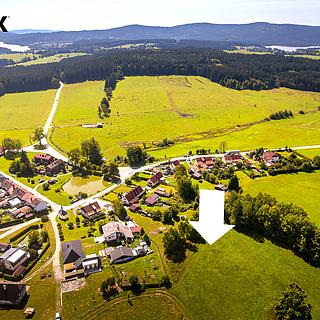 Prodej stavební parcely 2 962 m² Frymburk Milná