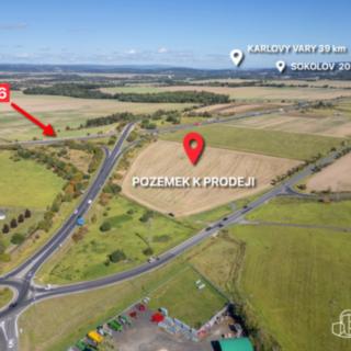 Prodej zemědělské půdy 34 918 m² Cheb