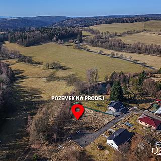 Prodej stavební parcely 1 390 m² Krajková
