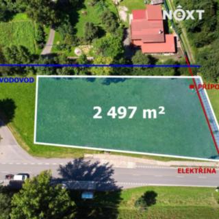 Prodej stavební parcely 2 497 m² Frýdlant nad Ostravicí Lubno