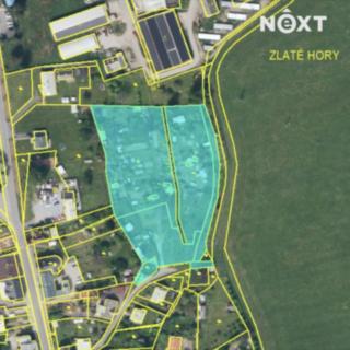 Prodej zahrady 8 368 m² Zlaté Hory