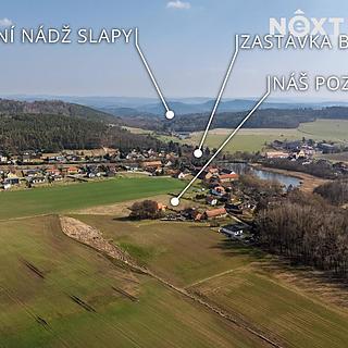Prodej stavební parcely 1 200 m² Chotilsko Prostřední Lhota