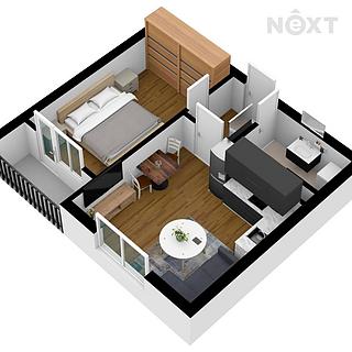 Prodej bytu 2+kk 42 m² Česká Lípa, Lomená