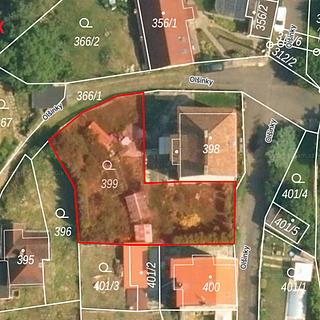 Prodej stavební parcely 539 m&sup2; Ústí nad Labem