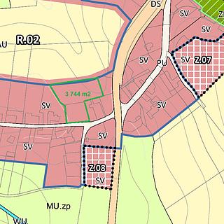 Prodej stavební parcely 3 744 m² Borovnice Přestavlky