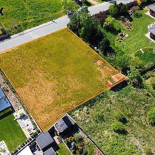 Prodej stavební parcely 981 m² Jesenice Osnice