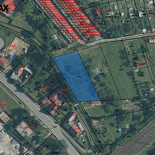 Prodej stavební parcely 1 587 m² Suchdol nad Odrou