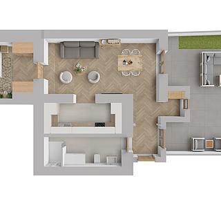 Prodej bytu 2+kk 53 m² Praha Smíchov, Kováků