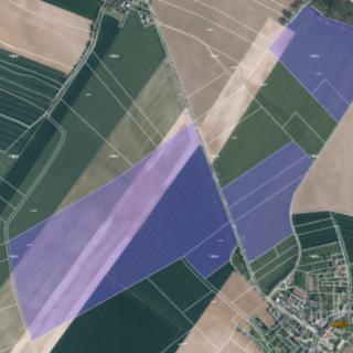 Prodej zemědělské půdy 528678 m² Kadlín