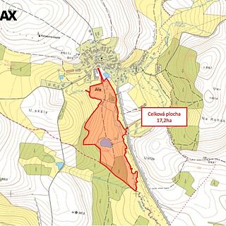 Prodej ostatního pozemku 172 102 m² Vyskytná nad Jihlavou