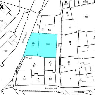 Prodej stavební parcely 693 m² Jáchymov