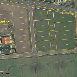 Prodej stavební parcely 1140 m&sup2; Slavětín