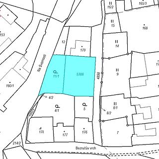 Prodej stavební parcely 693 m² Jáchymov