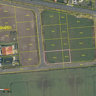 Prodej stavební parcely 1083 m&sup2; Slavětín