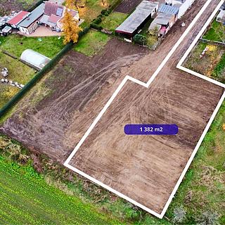Prodej stavební parcely 1 382 m² Žatec