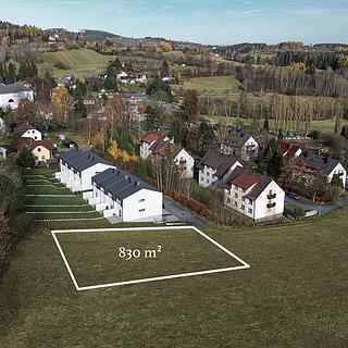 Prodej stavební parcely 830 m² Stachy