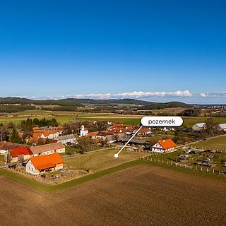 Prodej stavební parcely 3148 m&sup2; Brloh