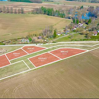 Prodej stavební parcely 1229 m&sup2; Radomyšl