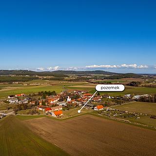 Prodej stavební parcely 1045 m&sup2; Brloh