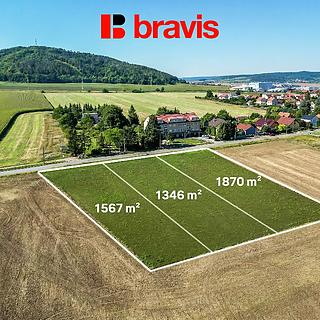 Prodej stavební parcely 1 870 m² Drásov