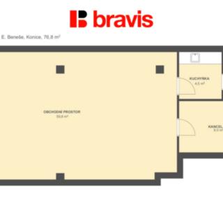Prodej obchodu 77 m² Konice, E. Beneše