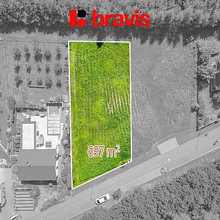 Prodej stavební parcely 697 m² Chvalkovice