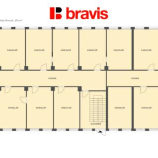 Pronájem kanceláře 370 m² Brno