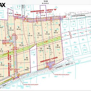 Prodej stavební parcely 999 m² Mšec