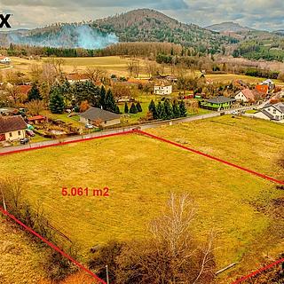 Prodej komerčního pozemku 5 061 m² Václavice Vatěkov