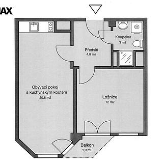 Prodej bytu 2+kk 43 m² Praha Kyje, Lipnická