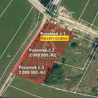 Prodej stavební parcely 913 m² Žíšov
