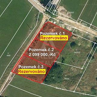 Prodej stavební parcely 913 m² Žíšov