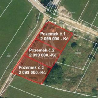 Prodej stavební parcely 913 m² Žíšov