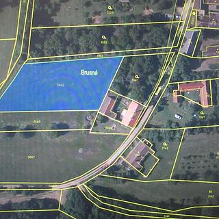 Prodej stavební parcely 2 500 m² Lhenice, Brusná