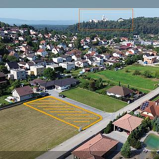 Prodej stavební parcely 904 m² Hluboká nad Vltavou, Kaštanová