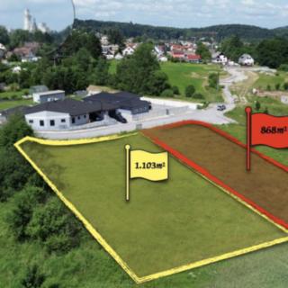 Prodej stavební parcely 1103 m² Hluboká nad Vltavou