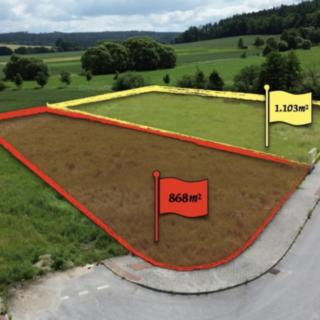 Prodej stavební parcely 868 m² Hluboká nad Vltavou