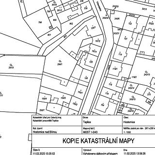 Prodej zahrady 763 m² Hostomice, Vrbenského