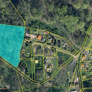 Prodej komerčního pozemku 2 913 m² Stružnice Bořetín