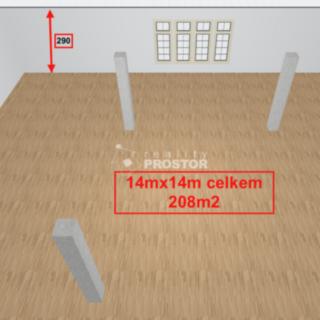 Pronájem skladu 208 m² Jirny