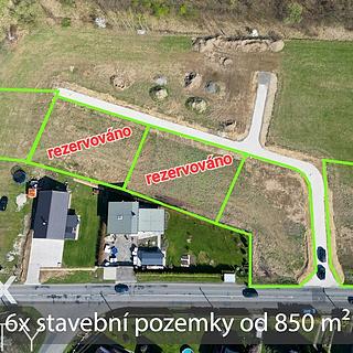 Prodej stavební parcely 850 m² Dobrá