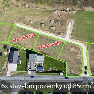 Prodej stavební parcely 850 m² Dobrá