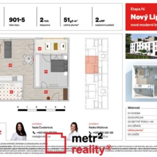 Prodej bytu 2+kk 52 m² Lipník nad Bečvou