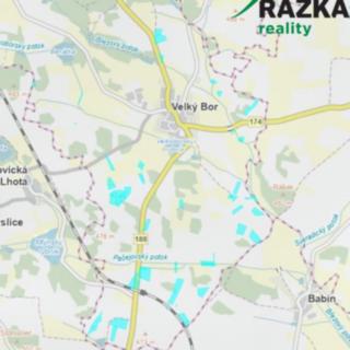 Prodej zemědělské půdy 264094 m² Velký Bor
