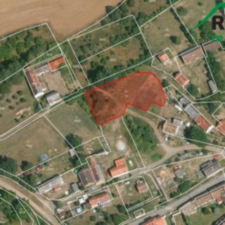 Prodej stavební parcely 1 548 m² Trpísty