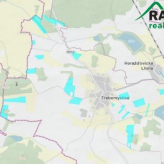 Prodej zemědělské půdy 230 438 m² Horažďovice