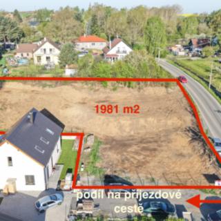 Prodej stavební parcely 1 981 m² Kyšice