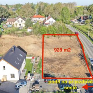 Prodej stavební parcely 928 m² Kyšice