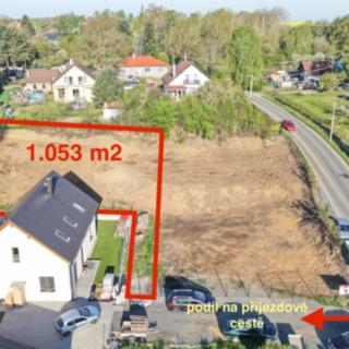 Prodej stavební parcely 1 053 m² Kyšice