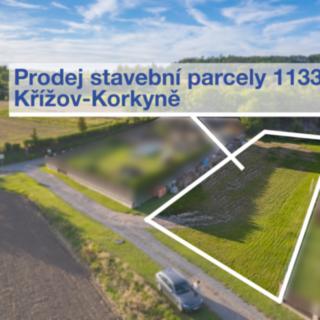 Prodej stavební parcely 1 133 m² Korkyně